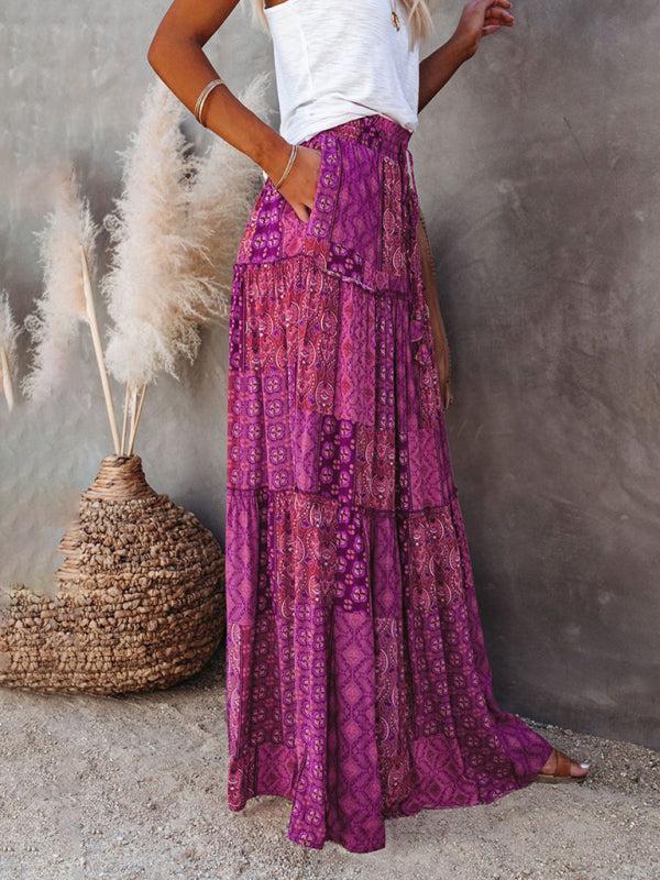 Women's Bohemian Style Maxi Skirt