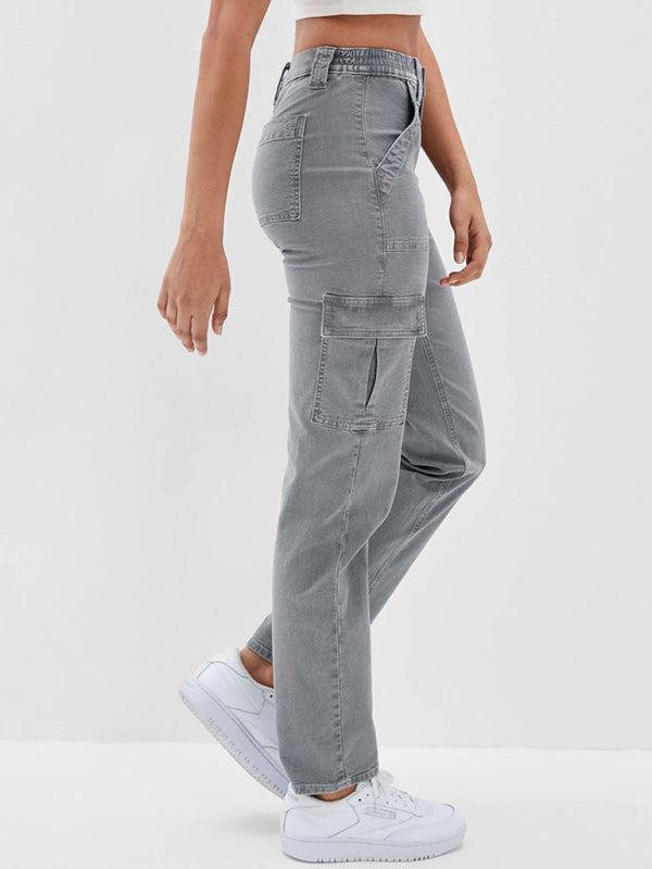 Women's Casual Cargo Cotton Trousers