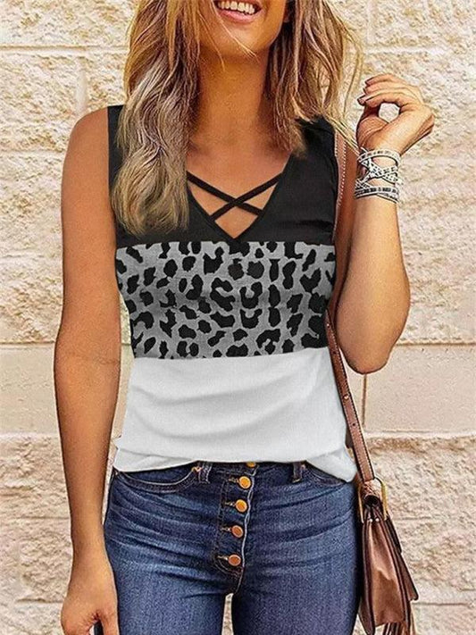 Women's Crisscross Front Strap Tank Top