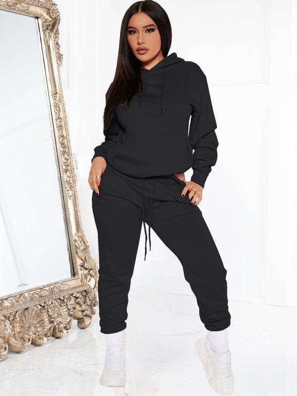 Women’s Drawstring Hoodie And Matching Joggers
