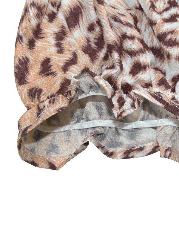 Women's Printed Frilly Layered Off The Shoulder Playsuit