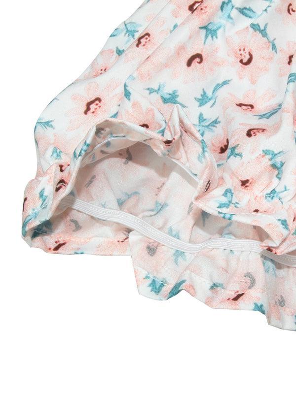 Women's Printed Frilly Layered Off The Shoulder Playsuit