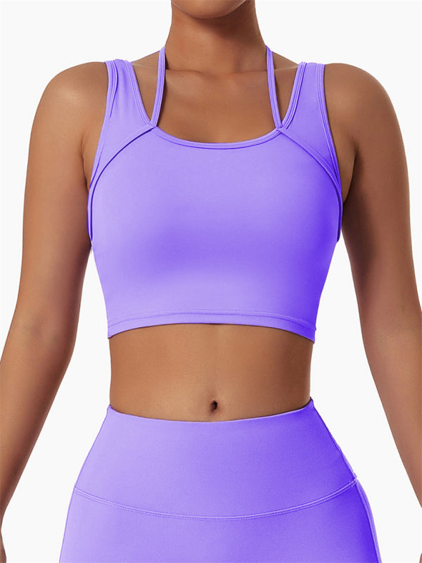 Women's Quick Drying Activewear Cropped Sports Vest