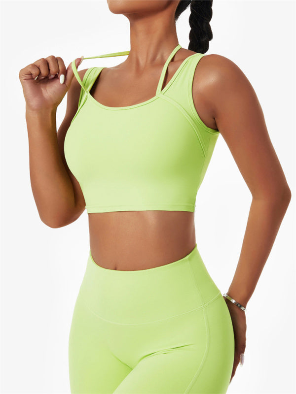 Women's Quick Drying Activewear Cropped Sports Vest