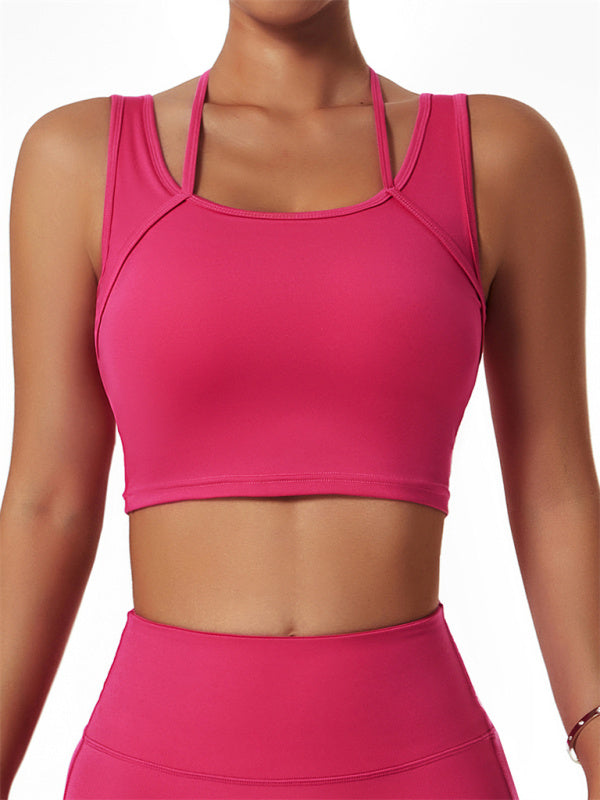 Women's Quick Drying Activewear Cropped Sports Vest