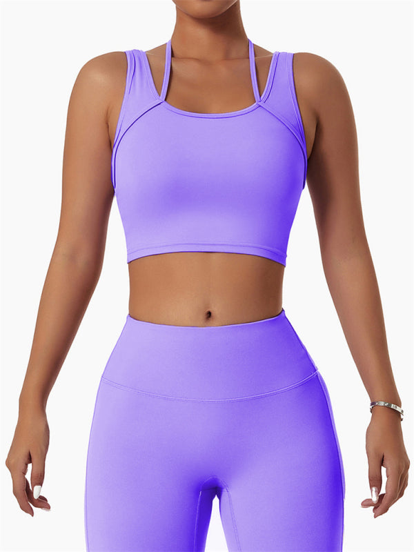 Women's Quick Drying Activewear Cropped Sports Vest