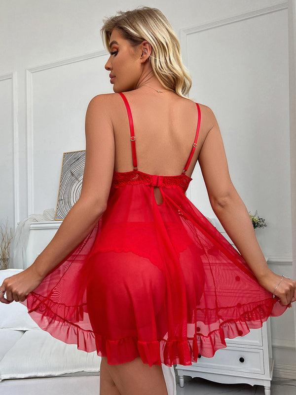 Women's Sexy Babydoll With Matching Briefs