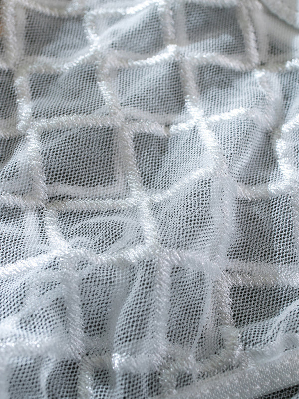 Women's Sexy Diamond Design Lingerie Bodysuit With Chain Detailing