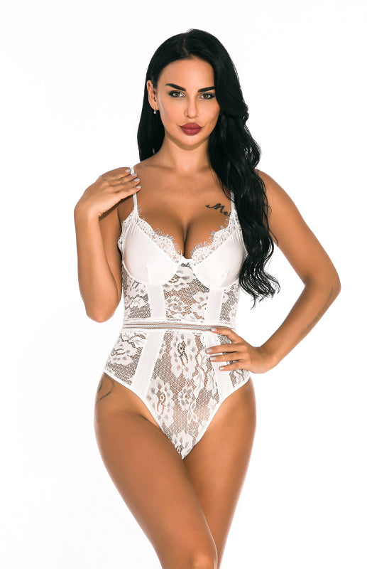 Women's Sexy Lace Babydoll With Adjustable Straps